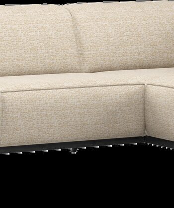 Hjørnesofa Woood Statement Beige Melange Højrevendt B274xd210 100 Polyester Fast Polstring