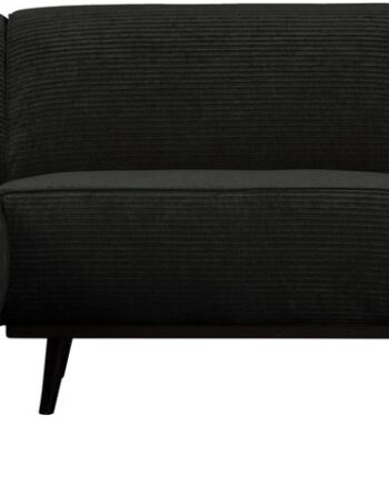 Hjørnesofa Woood Statement Grafitgrå Fladribbet Jacquard Fløjlsagtig Venstrevendt 274x210