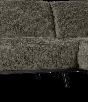 Hjørnesofa Woood Statement Højrevendt 274210 Blå Strukturvelour