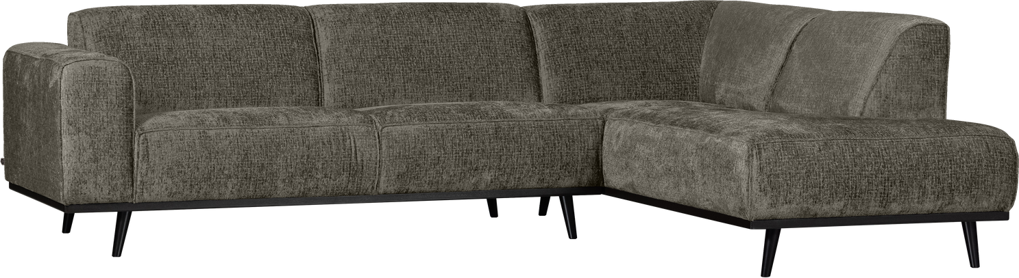Hjørnesofa Woood Statement Højrevendt 274210 Blå Strukturvelour
