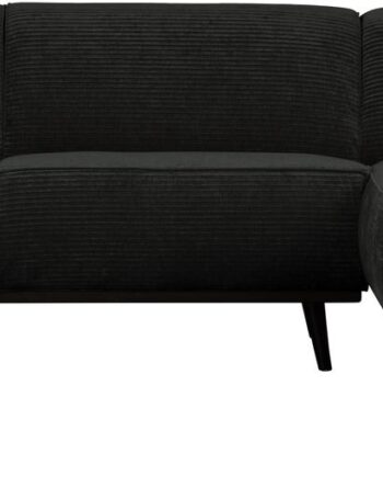 Hjørnesofa Woood Statement Højrevendt Grafitgrå Ribstof Jacquard 274x210 000 Martindale