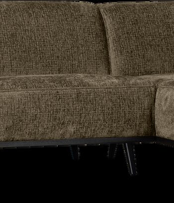 Hjørnesofa Woood Statement Højrevendt Personers Grov Strukturvelour Bonsai Grøn 274x210