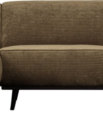 Hjørnesofa Woood Statement Venstrevendt Brun Vævet Jacquard Ribstof 274x210