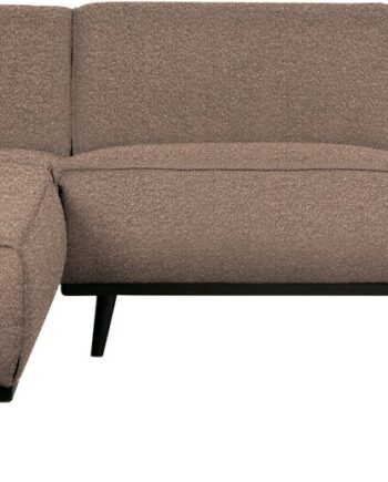 Hjørnesofa Woood Statement Venstrevendt Chaiselong 274x210 Boucl Nougat