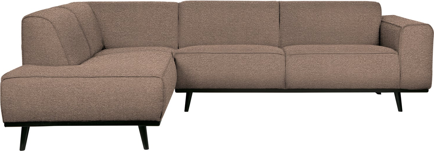 Hjørnesofa Woood Statement Venstrevendt Chaiselong 274x210 Boucl Nougat