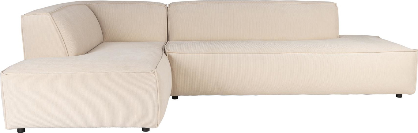 Hjørnesofa Zuiver Fat Freddy Perlemor Polyesterstof Venstrevendt Pers 188308
