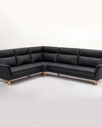 Hjort Knudsen Comfort Hjørnesofa ægte Læder