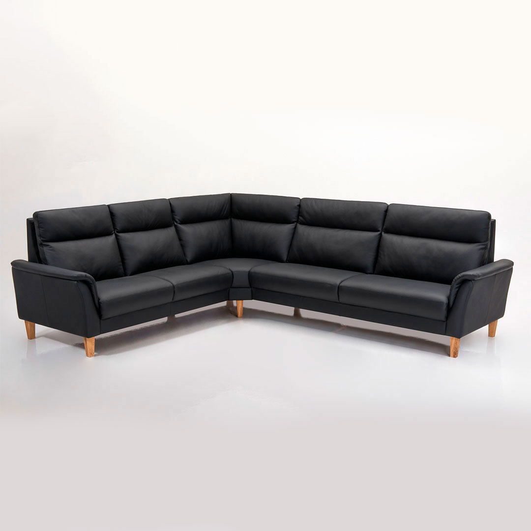 Hjort Knudsen Comfort Hjørnesofa ægte Læder