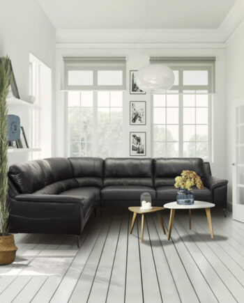 Hjort Knudsen Cozy Hjørnesofa ægte Læder