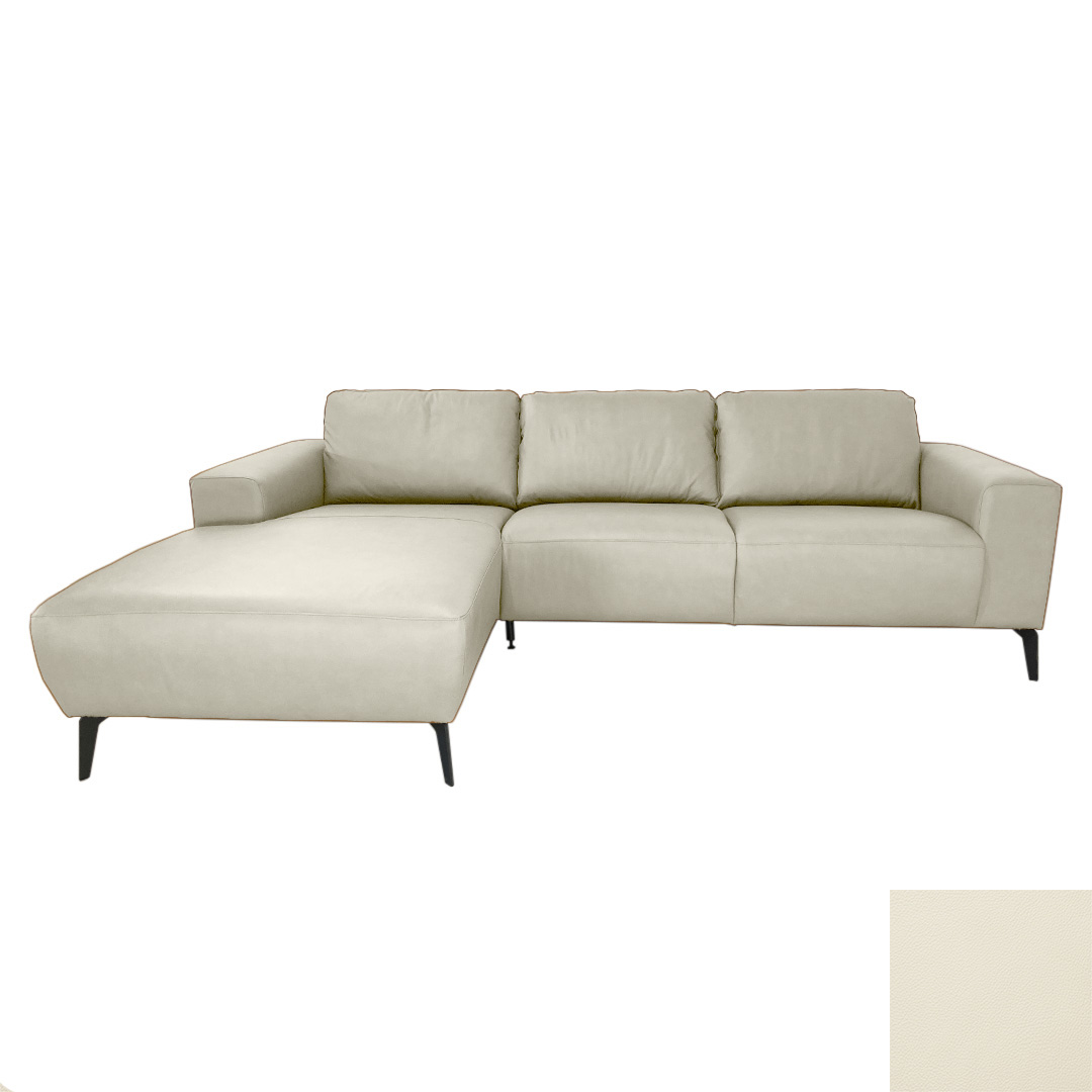 Hjort Knudsen Napoli Chaiselong ægte Læder Madras 217 White
