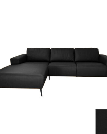 Hjort Knudsen Napoli Chaiselong ægte Læder Madras 274 Black