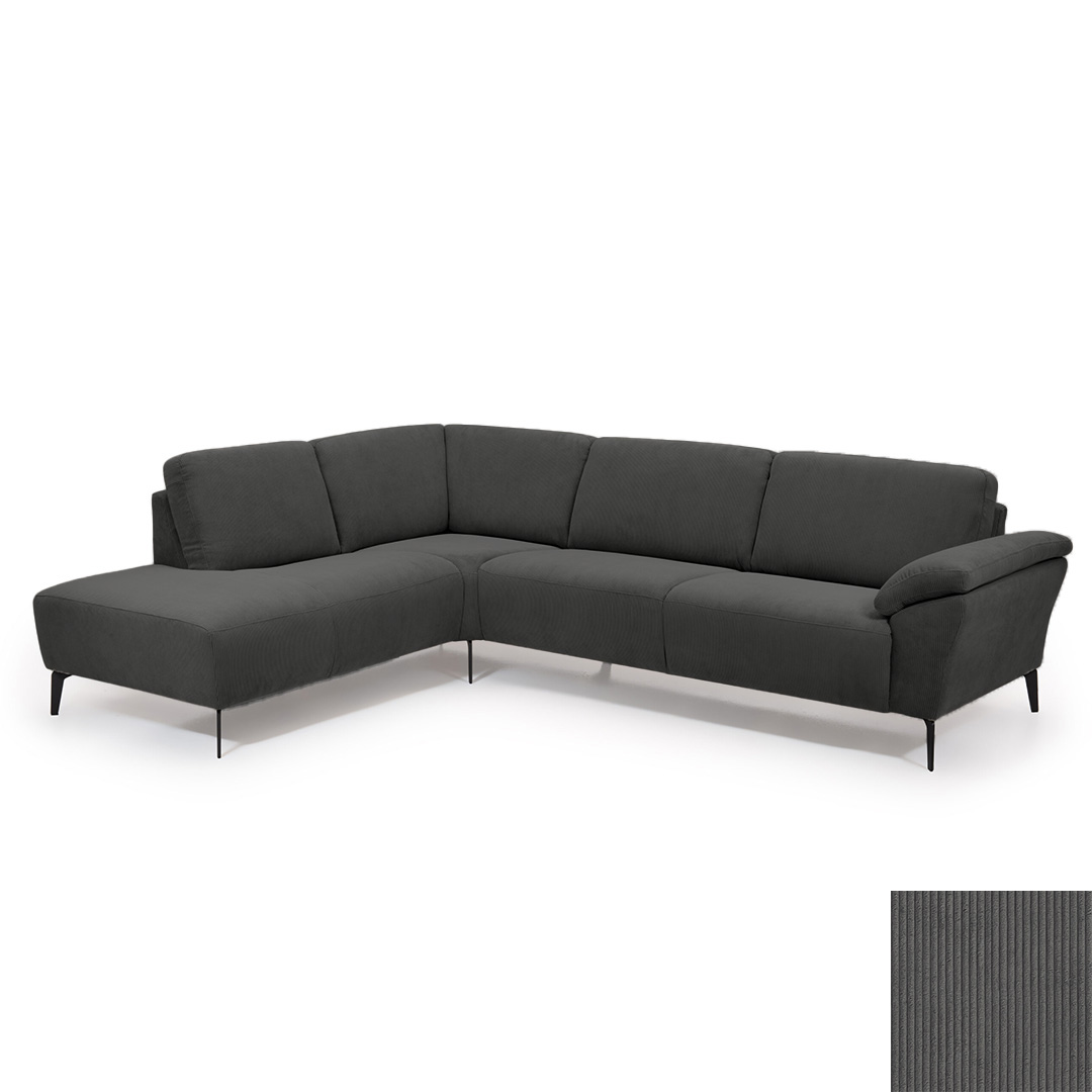 Hjort Knudsen Napoli Hjørnesofa Med Open End Rebel Rebel 9710 Anthracite