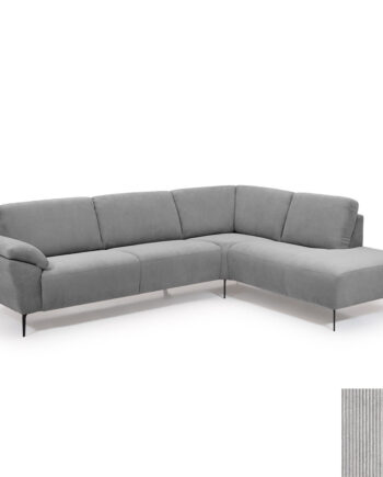 Hjort Knudsen Napoli Hjørnesofa Med Open End Rebel Rebel 9711 Light Grey