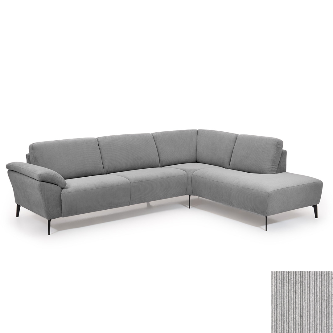 Hjort Knudsen Napoli Hjørnesofa Med Open End Rebel Rebel 9711 Light Grey