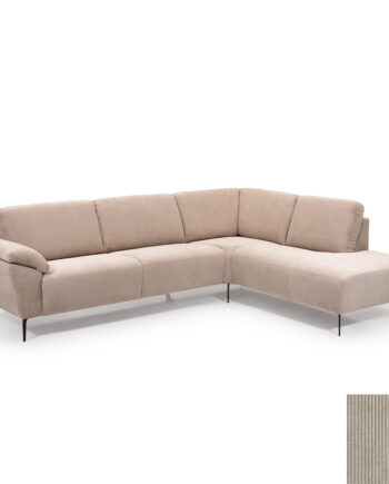 Hjort Knudsen Napoli Hjørnesofa Med Open End Rebel Rebel 9713 Shitake
