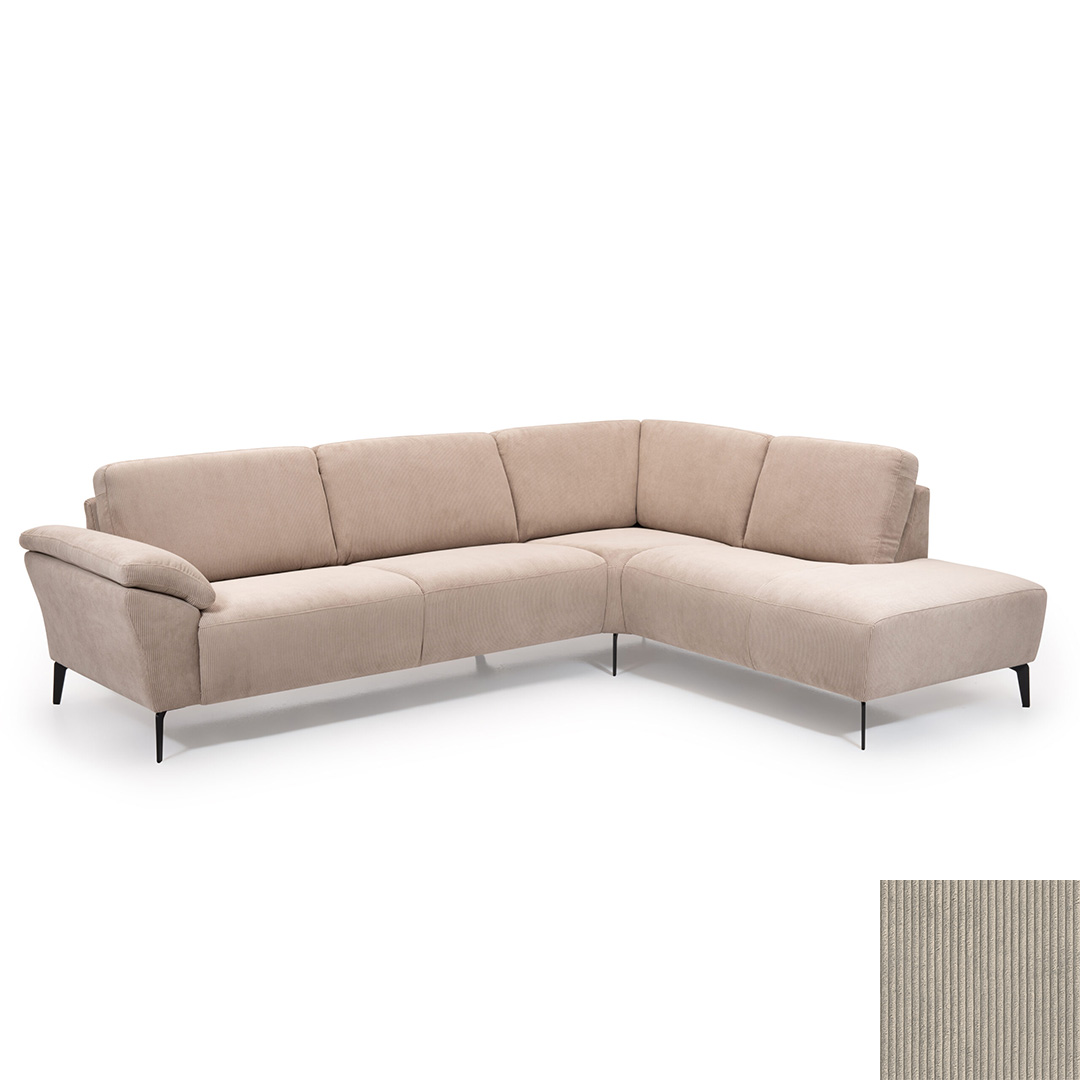 Hjort Knudsen Napoli Hjørnesofa Med Open End Rebel Rebel 9713 Shitake