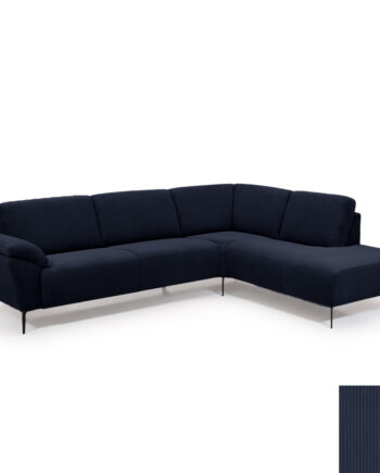 Hjort Knudsen Napoli Hjørnesofa Med Open End Rebel Rebel 9715 Indigo