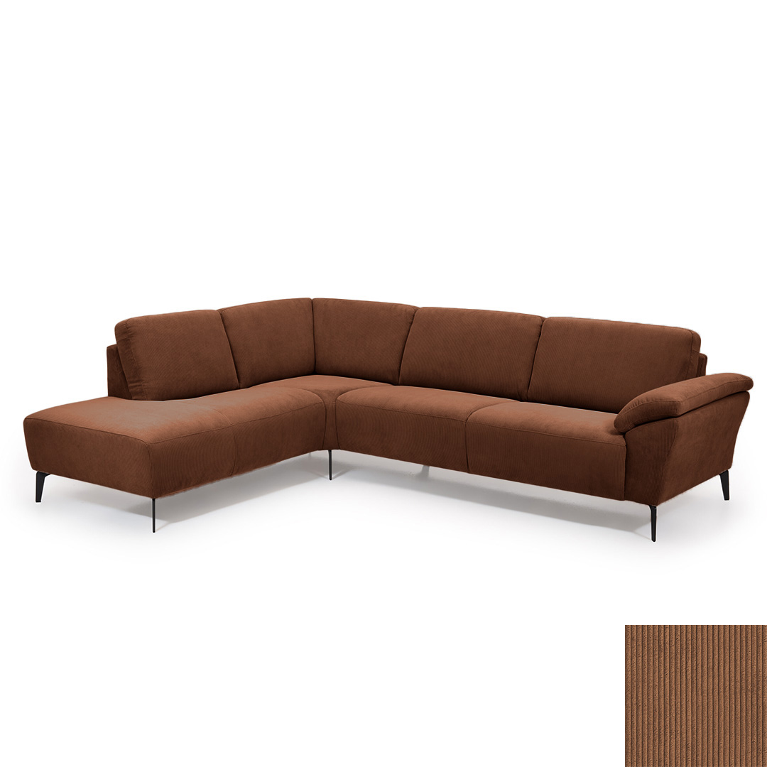 Hjort Knudsen Napoli Hjørnesofa Med Open End Rebel Rebel 9716 Cognac