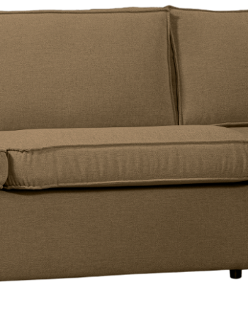 Højrevendt Hjørnesofa Woood Freek Lysebrun Polyester 284175