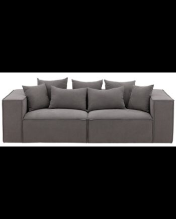 Holm Personers Sofa Linned 232 116 Grå