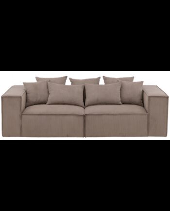 Holm Personers Sofa Ripcurl Polyester 232 116 Brun