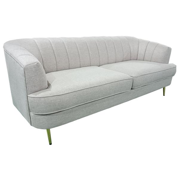 Homeville Andria Pers Stof Lysegrå 200x89x79cm
