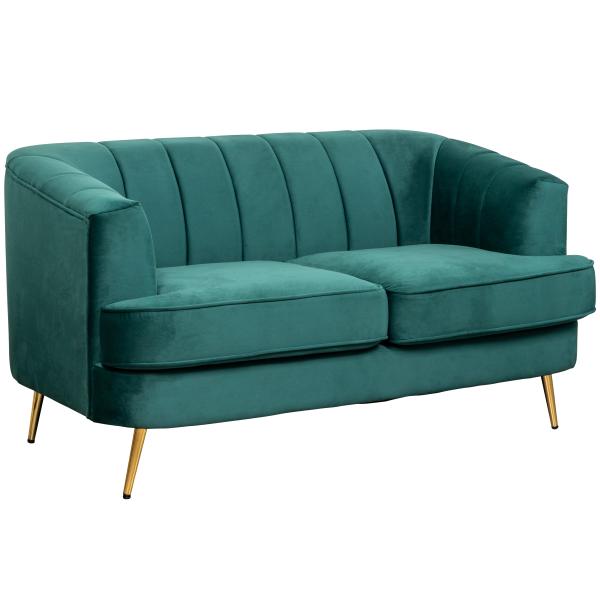 Homeville Andria Pers Velour Grøn 144x89x79cm