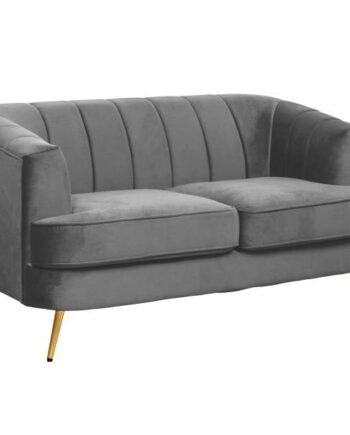 Homeville Andria Pers Velour Mørkegrå 144x89x79cm
