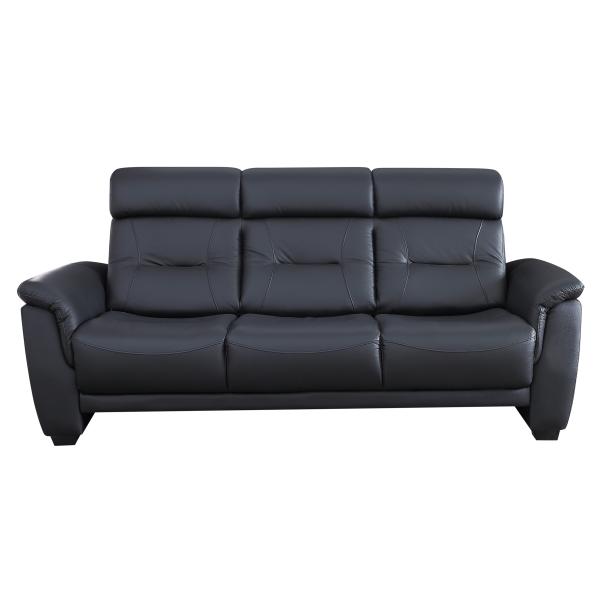 Homeville Bilbao Pers Læder Sort 196x90x92cm