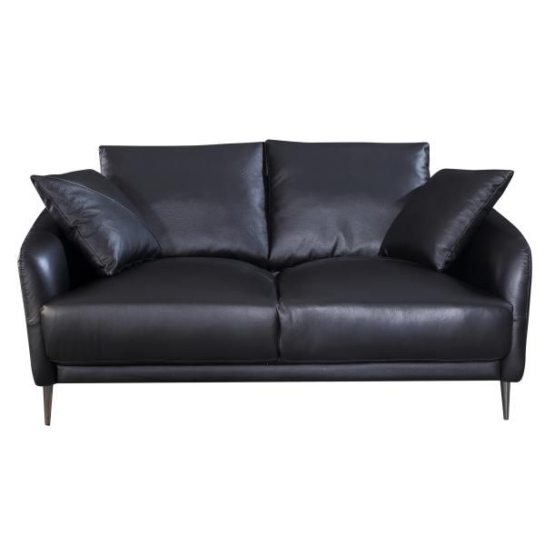 Homeville London Pers Læder Sort 155x93x80cm