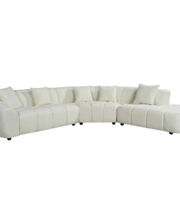 Homeville Lund Højrevendt Stof Beige 319x95x75cm