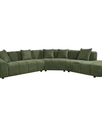 Homeville Lund Højrevendt Stof Grøn 319x95x75cm