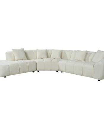 Homeville Lund Venstrevendt Stof Beige 319x95x75cm