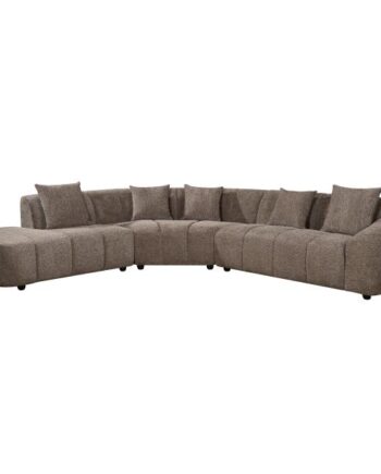 Homeville Lund Venstrevendt Stof Grå 319x95x75cm