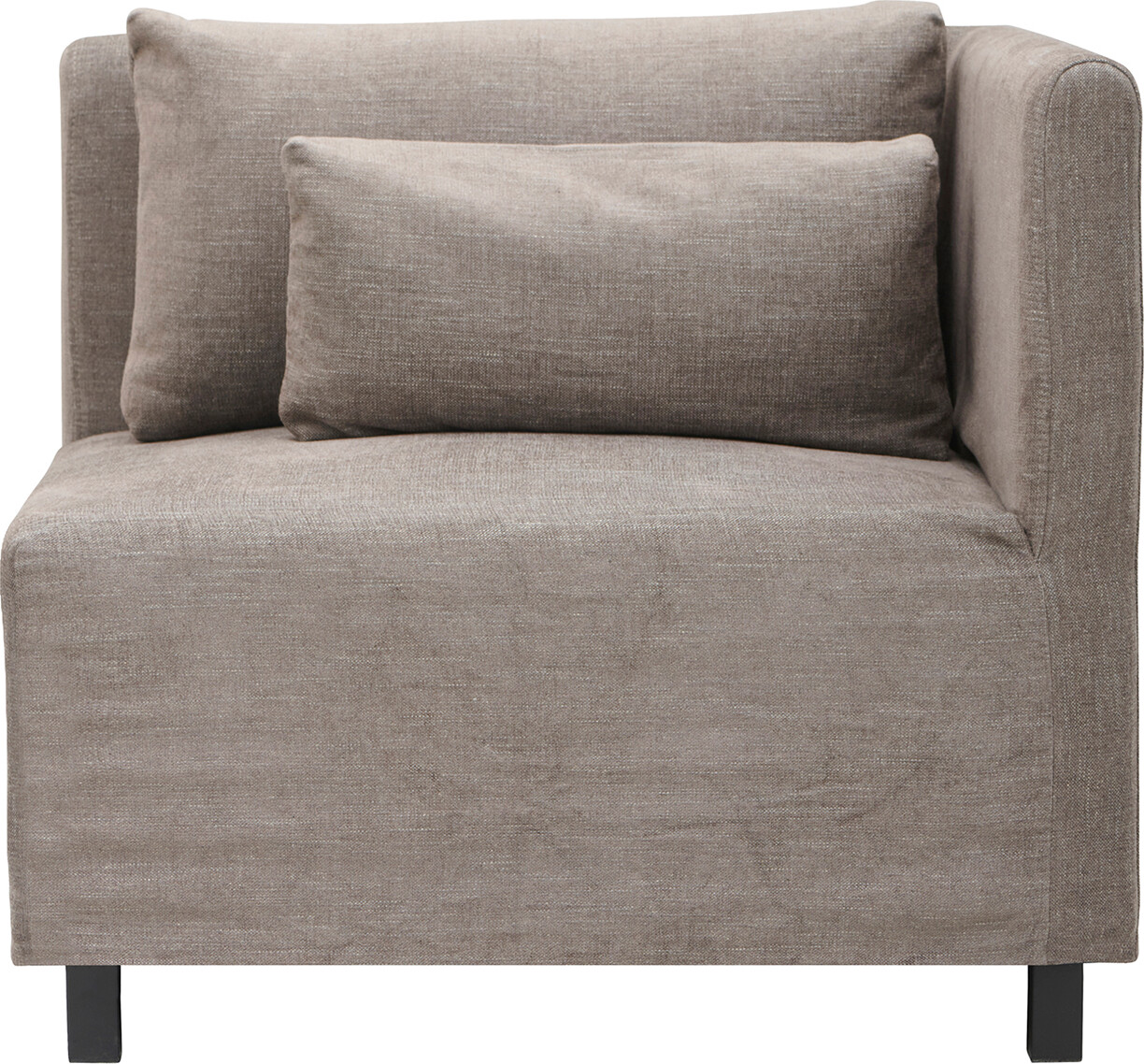 House Doctor Sofa Hjørnesektion Hazel Night Gråbrun 44x85x85