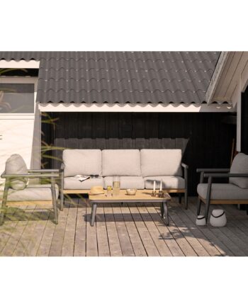 House Nordic Comillas Loungesæt Pers Sofa Stole Sofabord Inkl Hynder