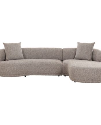 House Nordic Kingston Sofa Højrevendt Brun 294x90 175x69cm