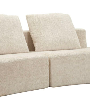 Island Sofa Hvid 238x92x78 Komprimeret