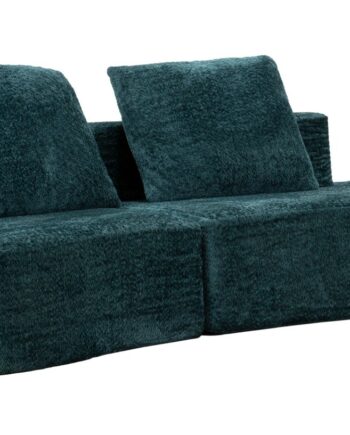 Island Sofa Teal 238x92x78 Komprimeret
