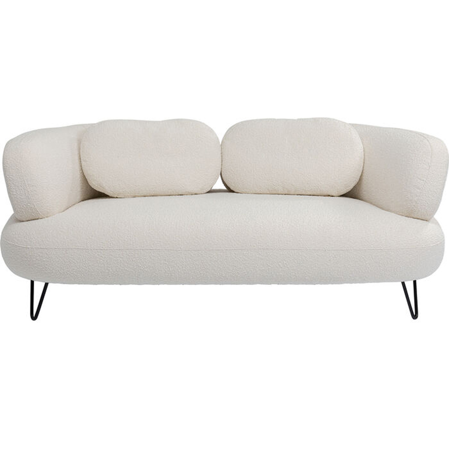 Kare Design Peppo White Pers Sofa Hvid Polyester Stål
