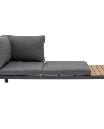 Kare Design Recamiere Happy Day Right Chaiselong Aluminium Wpc Polyester 166x66