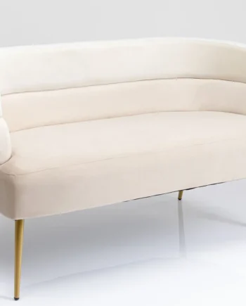 Kare Design Sandwich Cream Pers Sofa Creme Polyester Stål