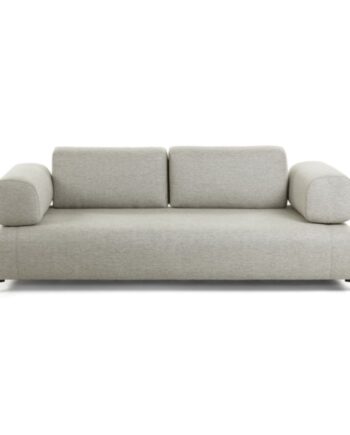 Kave Home Compo Pers Sofa Beige Polyester Stål