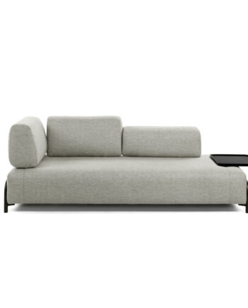 Kave Home Compo Pers Sofa Stor Bakke Beige Stof Metal