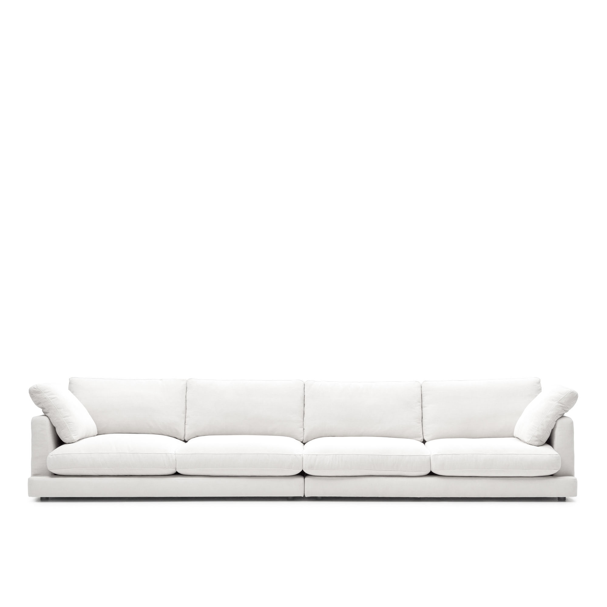 Kave Home Gala Pers Sofa Hvid Stof 390cm