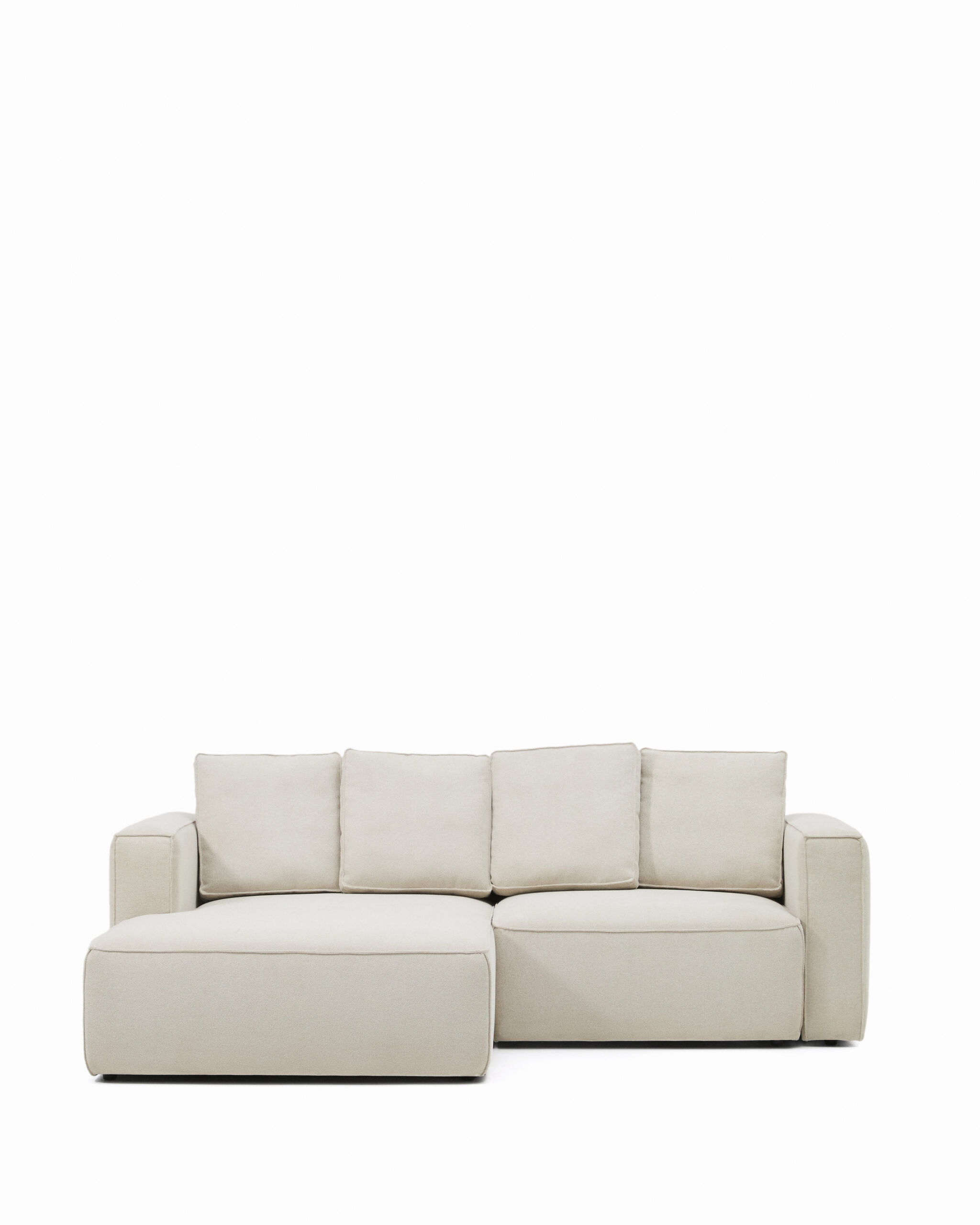 Kave Home Marela Pers Sovesofa Venstre Chaiselong Beige Chenille :236cm