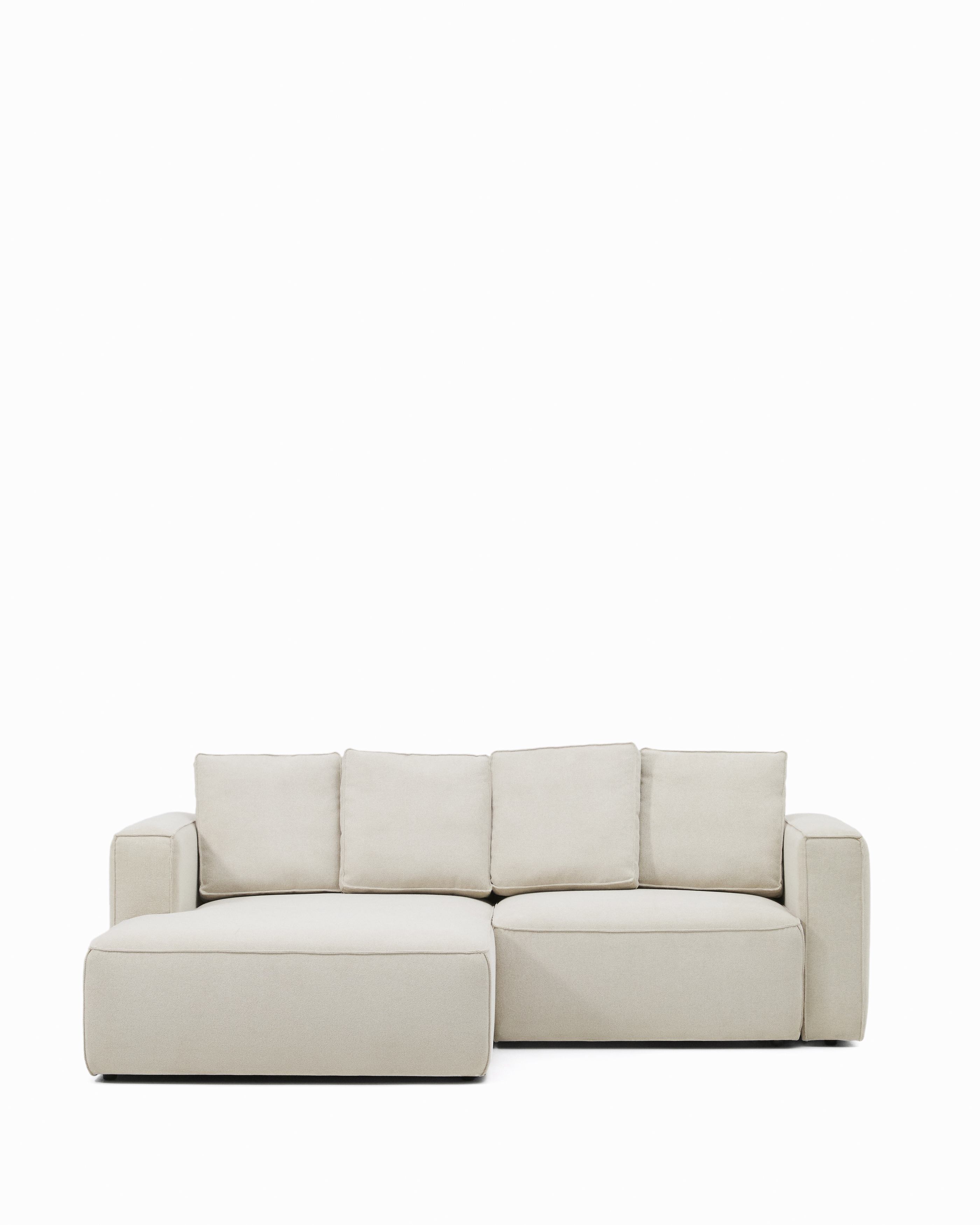 Kave Home Marela Pers Sovesofa Venstre Chaiselong Beige Chenille :236cm