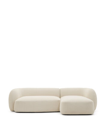 Kave Home Modular Martina Pers Sofa Højre Chaiselong Creme Chenille :287cm