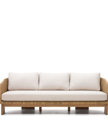 Kave Home Xoriguer Pers Sofa Kunstrattan Eukalyptustræ