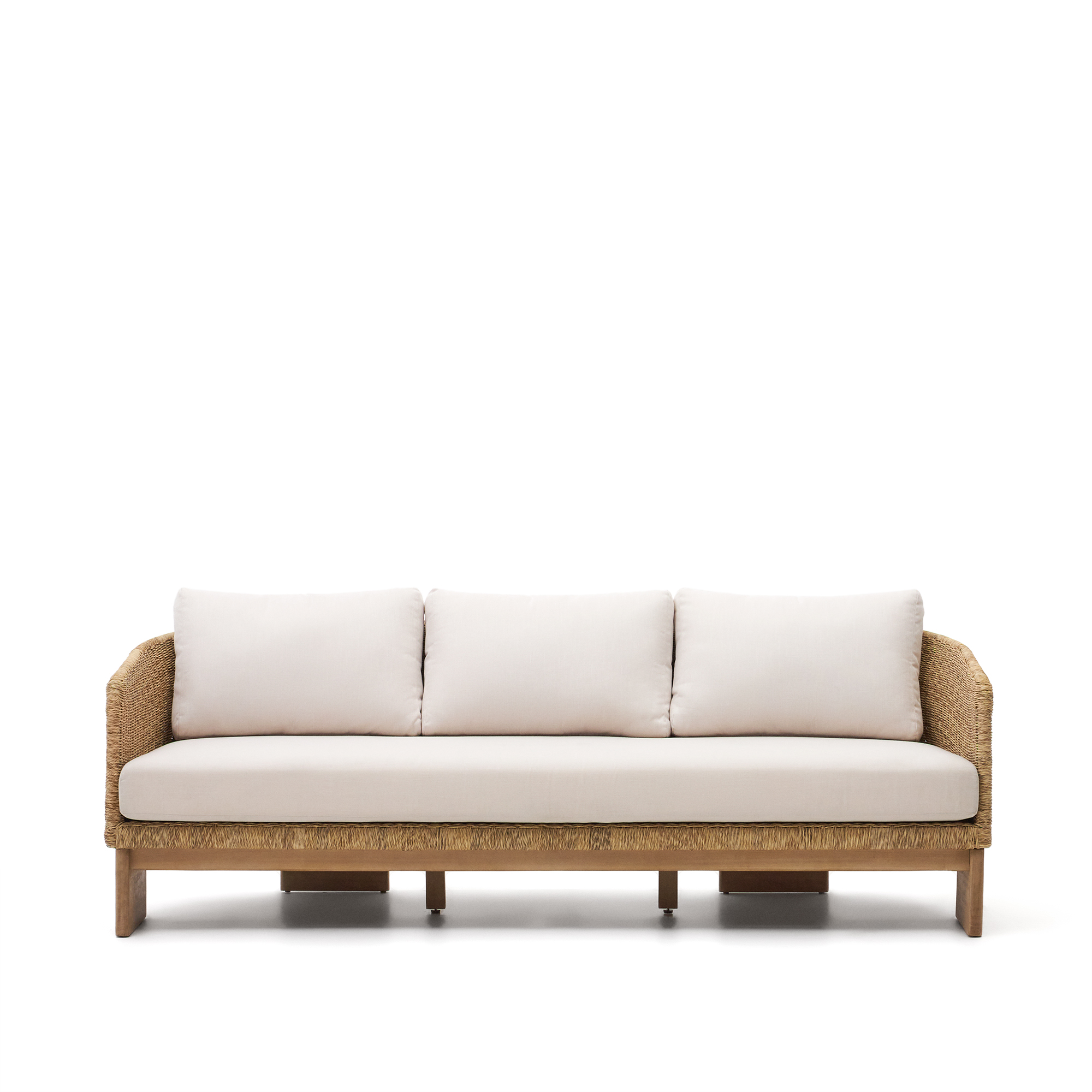 Kave Home Xoriguer Pers Sofa Kunstrattan Eukalyptustræ